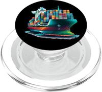 Cool Ship for Container Ships Watcher PopSockets PopGrip for MagSafe