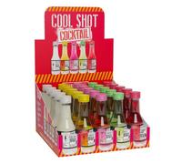 Cool Shot Cocktails 25X20ml | Mixed Vodka Shots | Strawberry Daiquiri, Mojito, Passion Fruit, Cosmopolitan, Pina Colada | Perfect for Gifts, Parties and Celebrations
