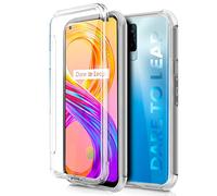 Cool Silicone Case for Realme 8/8 Pro (Transparent Front + Back)