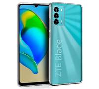 Cool Silicone Case for ZTE Blade V40 Vita/Blade A72 (Transparent)
