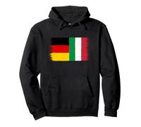 Cool Simple Italy Germany Flag for Italian German Fans Pride Pullover Hoodie