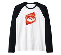 Cool Simple Steel Pan Art for Pannists and Steel Band Pride Raglan Baseball Tee