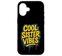 Cool Sisters Vibes Trendy Urban Graffiti Style Case for iPhone 16