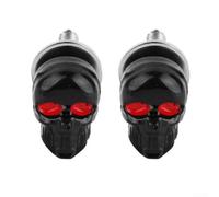Cool Skull Bolt 2Pcs Easy Install No Tools Needed Cool Skull(Black)