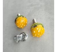 Cool Skull Bolt 2Pcs Easy Install No Tools Needed Cool Skull(burger)