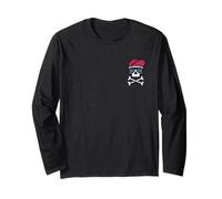 Cool Skull Crossbones Streetwear Design Long Sleeve T-Shirt