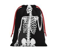 Cool Skull Ultra Soft Velvet Gift Bag, Comfortable To The Touch, Reusable