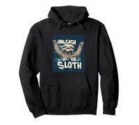 Cool Sloth Speech for Unleash the Sloth Lovers Pullover Hoodie