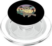 Cool Sloth Sunset Retro Animal Graphic Sloths Animals PopSockets PopGrip for MagSafe