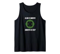Cool Slow is Smooth Smooth is Fast Guns Gun Lover T-Shirt Tank Top