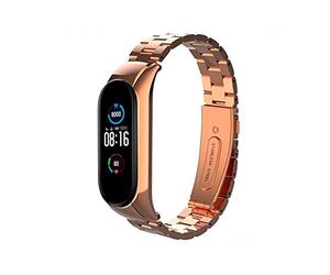 COOL SMARTPHONES & TABLETS ACCESSORIES Strap for Xiaomi Mi Band 5 / Mi Band 6 / Amazfit Band 5 Steel Rose Gold, Standard (8434847045184)
