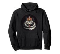 Cool Snake Wearing His Royal Pride Costume Pullover Hoodie