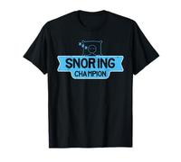 Cool Snoring Champion Sleep Lover Anti Snore Husbands gift T-Shirt