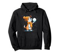 Cool Snowball Battle Fun with this Dog Costume Pullover Hoodie