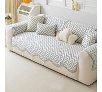 Cool Sofa Cover for 3 & 4 Cushion Sofas Washable Non Slip Pet Friendly Breathable Protector Stretchable Furniture Slipcover Easy Care Ideal for Home Decor