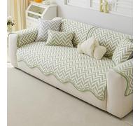 Cool Sofa Cover for 3 & 4 Cushion Sofas Washable Non Slip Pet Friendly Couch Protector Breathable Fabric Stylish Furniture Cover for Home Decor