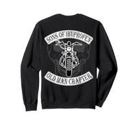 Cool Son Of Ibuprofen Old Man Chapter Funny Older Biker Gift Sweatshirt