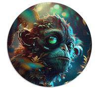 Cool Space Tech Monkey JigsawPuzzle 1000 Pieces for Adults Cardboard Puzzles Family Interactive Game, Craft Gift with Colorful Artwork (67.5x67.5cm)