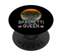 Cool Spaghetti Art For Women Girls Italian Food Pasta Lover PopSockets Adhesive PopGrip