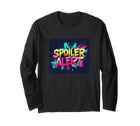 Cool Spoiler Alert Emblem Motto Long Sleeve T-Shirt