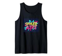 Cool Spoiler Alert Emblem Motto Tank Top