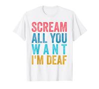 Cool Spooky Vibes Scream All You Want I’m Deaf T-Shirt