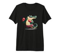 Cool Sport Alligator Costume for Boxing Ring Lovers Premium T-Shirt