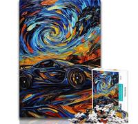 Cool Sports Car 1000 Piece Jigsaw Puzzles for Adults Gifts,Help The Brain Exercise Addictive Toys to Cultivate Patience Great Gift 38x26cm