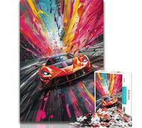 Cool Sports Car 1000 Piece Jigsaw Puzzles for Teenagers Gifts,Help The Brain Exercise Addictive Toys to Cultivate Patience Great Gift 50x75cm