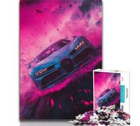 Cool Sports Car 1000 Piece Jigsaw Puzzles for Teenagers Gifts,Help The Brain Exercise Addictive Toys to Cultivate Patience Suitable for Couples (38x26cm)