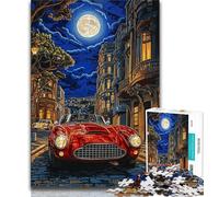 Cool Sports Car Jigsaw Puzzles for Adults 1000 Pieces,Help The Brain Exercise Addictive Toys to Cultivate Patience Suitable for Couples (38x26cm)