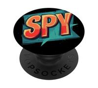 Cool Spy Emblem for Statement Lovers PopSockets Adhesive PopGrip