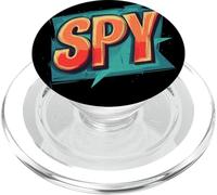 Cool Spy Emblem for Statement Lovers PopSockets PopGrip for MagSafe