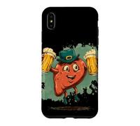 Cool St. Patrick's Day Liver with Hat and Beer Costume Case for iPhone XS Max