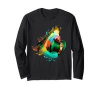 Cool St. Patrick's Day Shark Irish Green Open Jaws Biting Long Sleeve T-Shirt