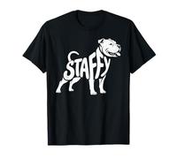 Cool Staffy t-shirt for her him dog lover T-Shirt