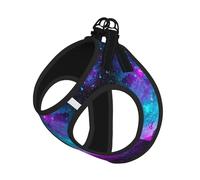 Cool Star River Print Pet Leash Vest,Breathable Mesh Pet Harness, Reflective For Small Medium Dogs Safe Easy Walking