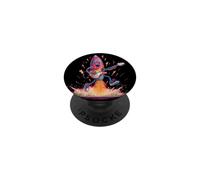 Cool Starting Rockstar Rocket Costume with Electric Guitar PopSockets Adhesive PopGrip