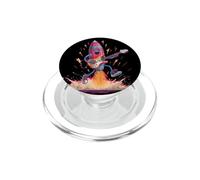 Cool Starting Rockstar Rocket Costume with Electric Guitar PopSockets PopGrip for MagSafe