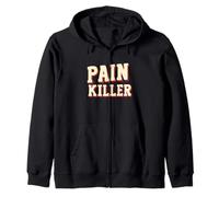Cool Statement Costume with this Pain Killer Look Zip Hoodie
