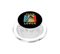 Cool Steam Locomotive Train Engineer Railway Railroad Gift PopSockets PopGrip for MagSafe