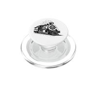 Cool Steam Locomotive Train Engineer Railway Railroad Gift PopSockets PopGrip for MagSafe