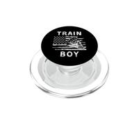 Cool Steam Locomotive Train Engineer Railway Railroad Gift PopSockets PopGrip for MagSafe