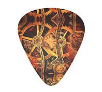 Cool Steampunk Gears Guitar Plectrums Classical Triangle Bass Acoustic And Electric Guitar Plectrums For Guitarists 12 Pieces