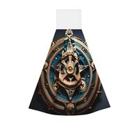Cool Steampunk Gears Hangable portable towel, velvet super absorbent kitchen towel, children's adult bathroom kitchen hanging towel