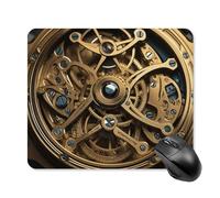 Cool Steampunk Gears Mouse Pad Square Mouse Mat Non-Slip Rubber Base Mousepad Wireless Mice Mat for Gaming, Office & Home, Waterproof Mouses Mats for Laptop/Desktop 25 * 30cm