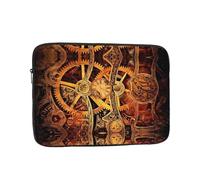 Cool Steampunk Gears Pattern 13 inch laptop bag, inner protective sleeve, portable and suitable for business trips or travel