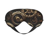Cool Steampunk Gears Print Functionality Eye Mask Sleep Lightweight Travel Yoga Camping Outdoors Relaxation