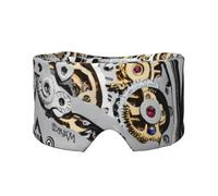 Cool Steampunk Gears Print Print Soft Eye and Ear Muffs for Adults Sleeping Protection Cover for Travel Nap Relief