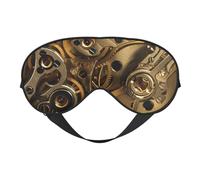Cool Steampunk Gears Print Sleep Mask Eye Masks Blindfold Eye Cover Eyeshade for Night Sleeping Travel Airplane Ues